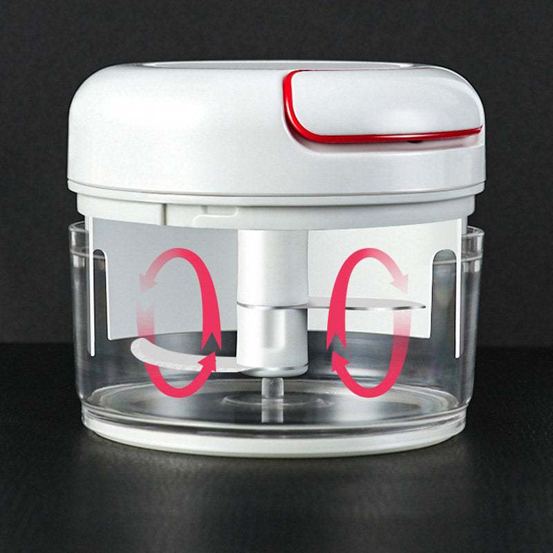 Coupe-légumes manuel Multifunction Food Chopper avec lame magnétique en acier inoxydable pour fruits et légumes