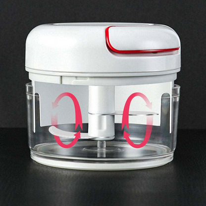 Coupe-légumes manuel Multifunction Food Chopper avec lame magnétique en acier inoxydable pour fruits et légumes