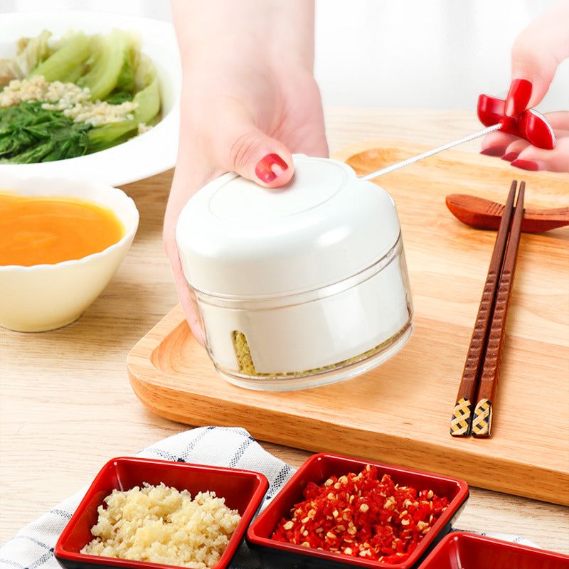coupe-légumes manuel Multifunction Food Chopper avec lame magnétique en acier inoxydable 304 pratique et sécurisée