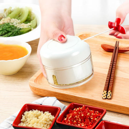 coupe-légumes manuel Multifunction Food Chopper avec lame magnétique en acier inoxydable 304 pratique et sécurisée