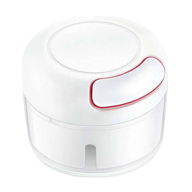Coupe-légumes manuel Multifunction Food Chopper avec lame magnétique en acier inoxydable, pratique et sécurisé pour hacher fruits et légumes.