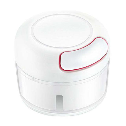 Coupe-légumes manuel Multifunction Food Chopper avec lame magnétique en acier inoxydable, pratique et sécurisé pour hacher fruits et légumes.